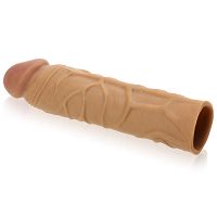 Valódi alakú, péniszt hosszabbító és vastagító cyberbőr borítás - 74720601 - 4