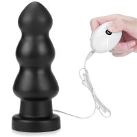 Nagy rezgő anális dugó távirányítóval, 7 cm átmérőjű, 10 funkció – 79399862 - 7