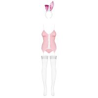Obssesive rózsaszín nyuszi jelmez fülekkel és farokkal Bunny - 73593867 - 7