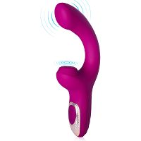 Pulzáló masszírozóval ellátott vibrátor örömpontok stimulálására - 77227955 - 6