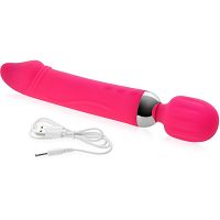 ERŐS KÉTOLDALU SZILIKON VIBRÁTOR  NŐKNEK WAND MASSZIROZÓ 2-1-BEN – 12 FUNKCIÓ - 70936739 - 3