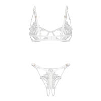 Obsessive Luise Sublim luxus fehér fehérnemű szett - 75763944 - 7
