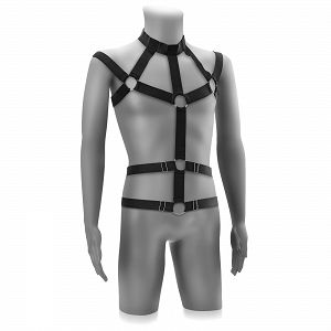 EROTIKUS HÁM FÉRFIAKNAK HARNESS BDSM HEVEDEREK - 72142144