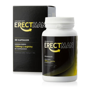 ERECTMAN étrend-kiegészítő - Potencianövelő kapszula férfiaknak 60 db - seh 05