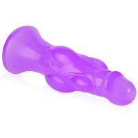 Fantasztikus lila dildó dudorokkal 5,9 cm átmérőig - 72946808 - 4