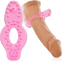 HAJLÉKONY EREKCIÓS GYŰRŰ GÉL COCK RING VAGINÁT SZTIMULÁLÓ TÜSKÉKKEL - 78288926 - 4