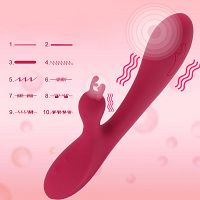 ERŐS VIBRÁTOR KÉT MOTORRAL + 10 FUNKCIO, HAJLÉKONY TENGELY, LAPOCSKA A CSIKLHOZ - 79994071 - 5