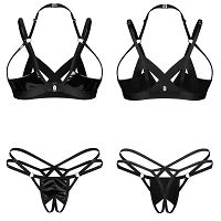 Obsessive Keira Lise fehérnemű nyitott melltartó és tanga - 72196136 - 2