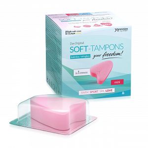 Szivacsos tamponok szex közbeni használatra SOFT TAMPONS MINI 3 db - 72165692