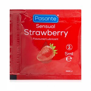 Pasante Sensual eper ízű síkosító gél 5 ml - 77987265