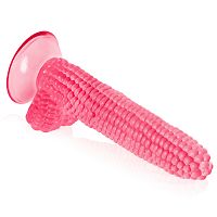Stimuláló dildo 20 cm rózsaszín pénisz kukoricacső - 76891145 - 2