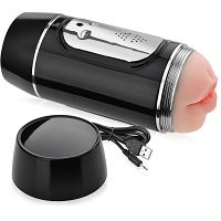 VIBRÁLÓ MASZTURBÁTOR – 18 FUNKCIO – KETTŐ EGYBEN MŰ HÜVELY ÉS SZÁJ - 79499680 - 2