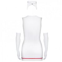 Obsessive szexi nővér jelmez + sztetoszkóp Emergency - 79477846 - 3