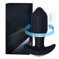 Forgó anális vibrátor dugó 9 üzemmóddal + alkalmazás - 77554044 - 2