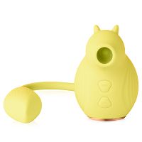 Rezgő hörcsög szívó masszírozóval 100 funkció sárga - 74745295 - 4