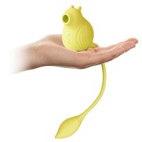 Rezgő hörcsög szívó masszírozóval 100 funkció sárga - 74745295 - 2