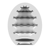 Satisfyer Riffle Egg – zselés tojás alakú maszturbátor férfiaknak - 77110207 - 2