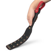 Rebellion dupla bőr BDSM paskoló díszes szegecsekkel 38 cm - 75976761 - 2