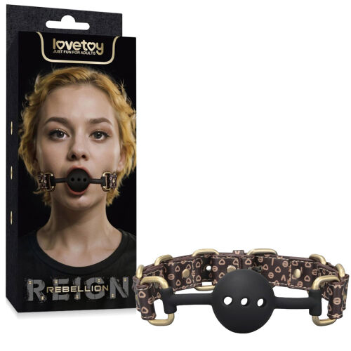 Rebellion elegáns szilikon szájpecek lyukakkal BDSM játék pároknak - 78891442