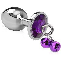 BÁJOS ACÉL ANÁLIS DÚGÓ CSENGŐVEL ANAL PLUG - 71950554 - 2