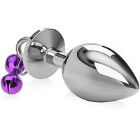 BÁJOS ACÉL ANÁLIS DÚGÓ CSENGŐVEL ANAL PLUG - 71950554 - 3