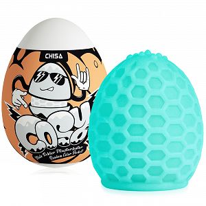 Kék zselés maszturbációs tojás síkosítóval férfiaknak - 78142419