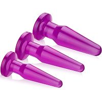 HÁROM LILA ANÁL DUGÓ, KÉSZLETBEN – WRD A06-79-170 - 2