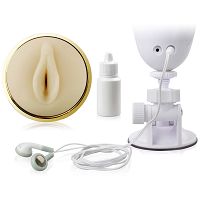 VIBRÁLÓ MASZTURBÁLÓ ÖRÖM HANGOKKAL MŰ VAGINA KÜLÖNLEGES TUBUSBAN – 74629047 - 3