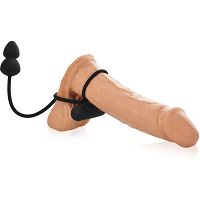 ANÁLIS DÚGÓ DUPLA GYŰRÜVEL A HÍMVESSZŐRE ÉS HERÉKRE + ANUSZ ÉS HASALJ MASSZIROZÓ – 10 FUNKCIÓ - 75837260 - 3